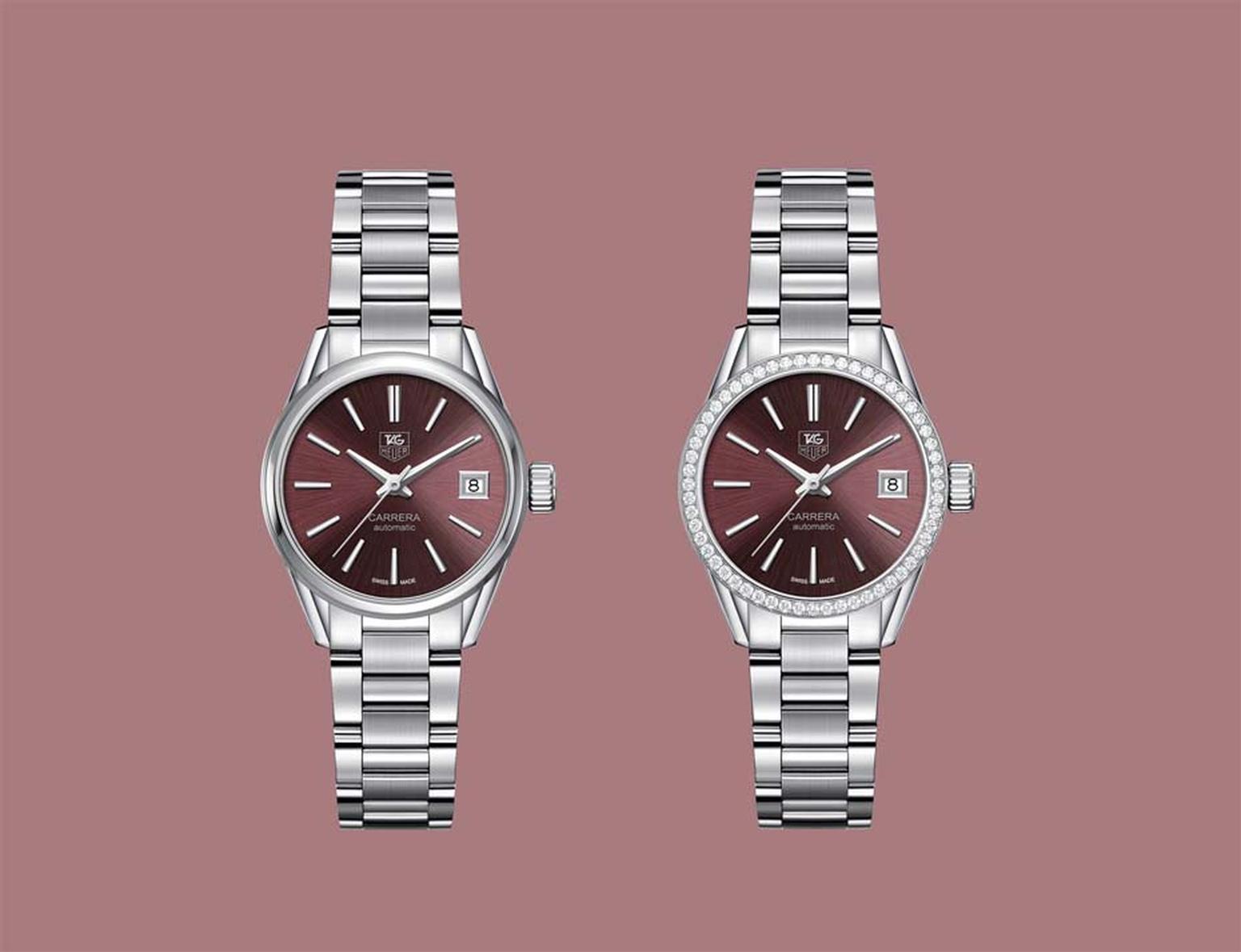Tag heuer carrera calibre 9 28mm ladies best sale watch